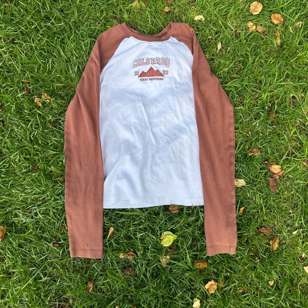 Brown and white colorado Long sleeve